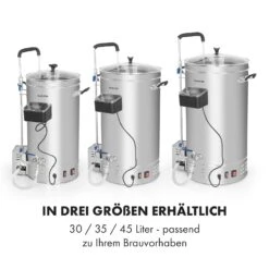 Brauheld Pro Maischekessel 3300W 45L 30-100°C Umwälzpumpe Edelstahl -Outdoor Grills Store 10034588 de 0007 logo
