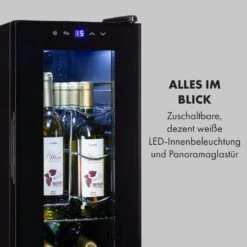 Shiraz 12 Slim Uno Weinkühlschrank 32l/12Fl.Touch 85 W 5-18 °C LED -Outdoor Grills Store 10034625 de 0007 logo