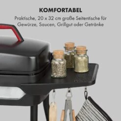Gatsby Elektrogrill 2000W Antihaft-Grillfläche Seitentische Schwarz 11 Gatsby Elektrogrill 2000W Antihaft-Grillfläche Seitentische Schwarz -Outdoor Grills Store 10034706 de 0003 logo