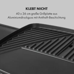 Gatsby Elektrogrill 2000W Antihaft-Grillfläche Seitentische Schwarz 12 Gatsby Elektrogrill 2000W Antihaft-Grillfläche Seitentische Schwarz -Outdoor Grills Store 10034706 de 0004 logo