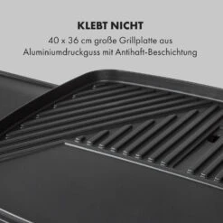 Gatsby Elektrogrill 2000W Antihaft-Grillfläche Seitentische 12 Gatsby Elektrogrill 2000W Antihaft-Grillfläche Seitentische -Outdoor Grills Store 10034707 de 0004 logo