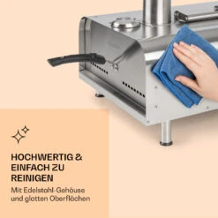 Diavolo Pizza-Pelletofen Inkl. Pizzastein Thermometer Edelstahl 11 Diavolo Pizza-Pelletofen Inkl. Pizzastein Thermometer Edelstahl -Outdoor Grills Store 10034709 de 0005 logo