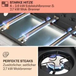 Tomahawk Gasgrill 4x3,6 KW + 2,7 KW Brenner 66x43,5 Cm Grill Edelstahl 10 Tomahawk Gasgrill 4x3,6 KW + 2,7 KW Brenner 66x43,5 Cm Grill Edelstahl -Outdoor Grills Store 10034710 de 0003 usp