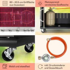 Tomahawk Gasgrill 5x3,6 KW + 2,7 KW Brenner 80x43,5 Cm Grill Edelstahl -Outdoor Grills Store 10034712 de 0005 usp