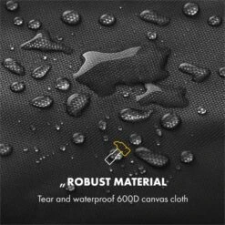 Tomahawk Wetterschutzhaube 600D Canvas 30/70% PE/PVC Schwarz -Outdoor Grills Store 10034713 yy 0003 logo Klarstein Tomahawk Wetterschutzhaube 140cm