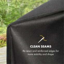 Tomahawk Wetterschutzhaube 600D Canvas 30/70% PE/PVC Schwarz -Outdoor Grills Store 10034713 yy 0004 logo Klarstein Tomahawk Wetterschutzhaube 140cm