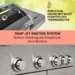 Valkyrie Gasgrill 4x3,5 KW + 3,15 KW Brenner 74x44 Cm Grill Edelstahl 11 Valkyrie Gasgrill 4x3,5 KW + 3,15 KW Brenner 74x44 Cm Grill Edelstahl -Outdoor Grills Store 10034715 de 0004 usp