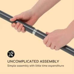 Flex-Shade L Sonnenschirm 130 X 180 Cm Polyester UV 50 Dunkelgrau -Outdoor Grills Store 10034726 yy 0008 logo Blumfeldt Flex Shade L Sonnenschirm 130x180 grau