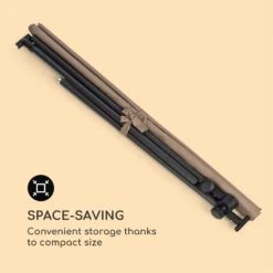 Flex-Shade L Sonnenschirm 130 X 180 Cm Polyester UV 50 Taupe -Outdoor Grills Store 10034727 yy 0006 logo Blumfeldt Flex Shade L Sonnenschirm 130x180 taupe