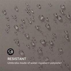 Flex-Shade XL Sonnenschirm 150 X 210 Cm Polyester UV 50 Dunkelgrau 11 Flex-Shade XL Sonnenschirm 150 X 210 Cm Polyester UV 50 Dunkelgrau -Outdoor Grills Store 10034728 yy 0004 logo Blumfeldt Flex Shade XL Sonnenschirm 150x210 grau