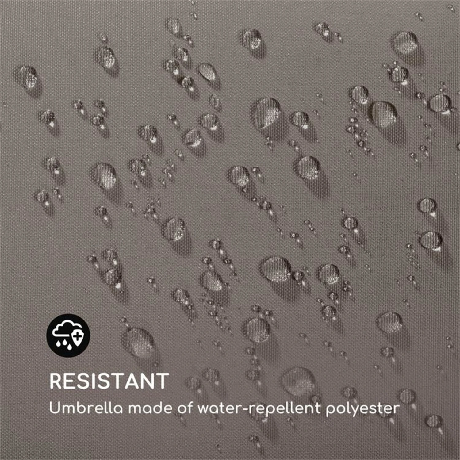 Flex-Shade XL Sonnenschirm 150 X 210 Cm Polyester UV 50 Dunkelgrau 4 Flex-Shade XL Sonnenschirm 150 X 210 Cm Polyester UV 50 Dunkelgrau – Bild 4