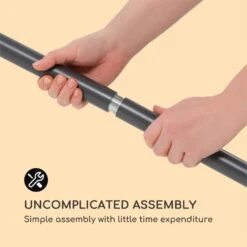 Flex-Shade XL Sonnenschirm 150 X 210 Cm Polyester UV 50 Taupe -Outdoor Grills Store 10034729 yy 0008 logo Blumfeldt Flex Shade XL Sonnenschirm 150x210 taupe