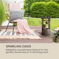 Speyer Kaskadenbrunnen Gartenbrunnen 4 Stufen Akku 2,8W Solar LED 9 Speyer Kaskadenbrunnen Gartenbrunnen 4 Stufen Akku 2,8W Solar LED -Outdoor Grills Store 10034731 yy 0003 logo Blumfeldt Speyer Kaskadenbrunnen