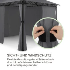 Mondo Gartenpavillon Partyzelt Gazebo 295x262x295 Stahl Polyester -Outdoor Grills Store 10034763 de 0003 logo
