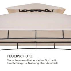 Steakhouse Wings Pavillon 244x260x152cm 160 G/m² PE Flammhemmend Stahl -Outdoor Grills Store 10034766 de 0004 logo