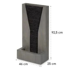 Riverrun Gartenbrunnen Zimmerbrunnen Indoor Outdoor 12W Pumpe LED-Ring -Outdoor Grills Store 10034777 yy 0009 logo Blumfeldt Riverrun Gartenbrunnen Zimmerbrunnen