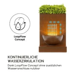 Windflower Gartenbrunnen Pflanzschale 11 W Indoor & Outdoor Verzinkt -Outdoor Grills Store 10034778 de 0005 logo