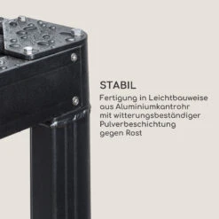 Pantheon RemoteShade Pavillon Motor-Dach 3x3m 280g/m² PE Aluminium -Outdoor Grills Store 10034781 de 0005 logo