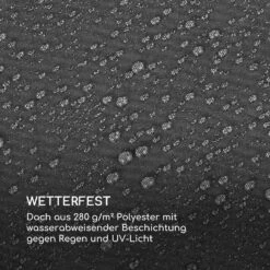 Pantheon RemoteShade Pavillon Motor-Dach 3x3m 280g/m² PE Aluminium -Outdoor Grills Store 10034781 de 0006 logo