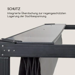 Pantheon RemoteShade Pavillon Motor-Dach 3x3m 280g/m² PE Aluminium -Outdoor Grills Store 10034781 de 0007 logo