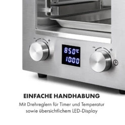 Hannibal Hochtemperaturgrill Indoor 2.200W 850°C Edelstahl Silber 13 Hannibal Hochtemperaturgrill Indoor 2.200W 850°C Edelstahl Silber -Outdoor Grills Store 10034803 de 0005 logo