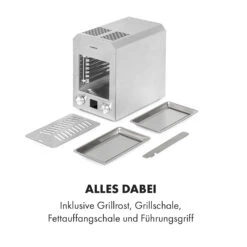Hannibal Hochtemperaturgrill Indoor 2.200W 850°C Edelstahl Silber 16 Hannibal Hochtemperaturgrill Indoor 2.200W 850°C Edelstahl Silber -Outdoor Grills Store 10034803 de 0008 logo