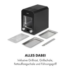 Hannibal Hochtemperaturgrill Indoor 2.200W 850°C Edelstahl Schwarz 16 Hannibal Hochtemperaturgrill Indoor 2.200W 850°C Edelstahl Schwarz -Outdoor Grills Store 10034804 de 0008 logo