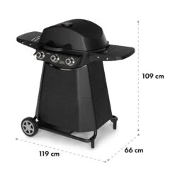 Vanquish Gasgrill 3 Edelstahlbrenner 3 X 3 KW 63,5 X 45 Cm Grillfläche -Outdoor Grills Store 10034805 yy 0009 logo Klarstein Vanquish Gasgrill schwarz