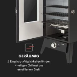 Pasadena Gas-Räuchergrill 2,5 KW Heizleistung 180 °C / 350 °F Max. 14 Pasadena Gas-Räuchergrill 2,5 KW Heizleistung 180 °C / 350 °F Max. -Outdoor Grills Store 10034818 de 0005 logo