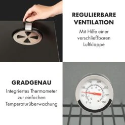 Pasadena Gas-Räuchergrill 2,5 KW Heizleistung 180 °C / 350 °F Max. 15 Pasadena Gas-Räuchergrill 2,5 KW Heizleistung 180 °C / 350 °F Max. -Outdoor Grills Store 10034818 de 0006 logo