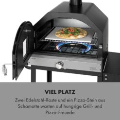 Pizzaiolo Pro Pizza-Gasgrill 76x143x66cm Schamottestein Stahl Mobil -Outdoor Grills Store 10034844 de 0003 logo