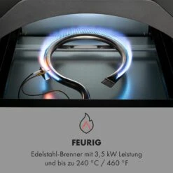 Pizzaiolo Pro Pizza-Gasgrill 76x143x66cm Schamottestein Stahl Mobil -Outdoor Grills Store 10034844 de 0005 logo