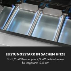 Valkyrie Gasgrill 3x3,2 + 2,9 KW Sichtfenster 54x42 Cm Grill Edelstahl 14 Valkyrie Gasgrill 3x3,2 + 2,9 KW Sichtfenster 54x42 Cm Grill Edelstahl -Outdoor Grills Store 10034845 de 0005 logo