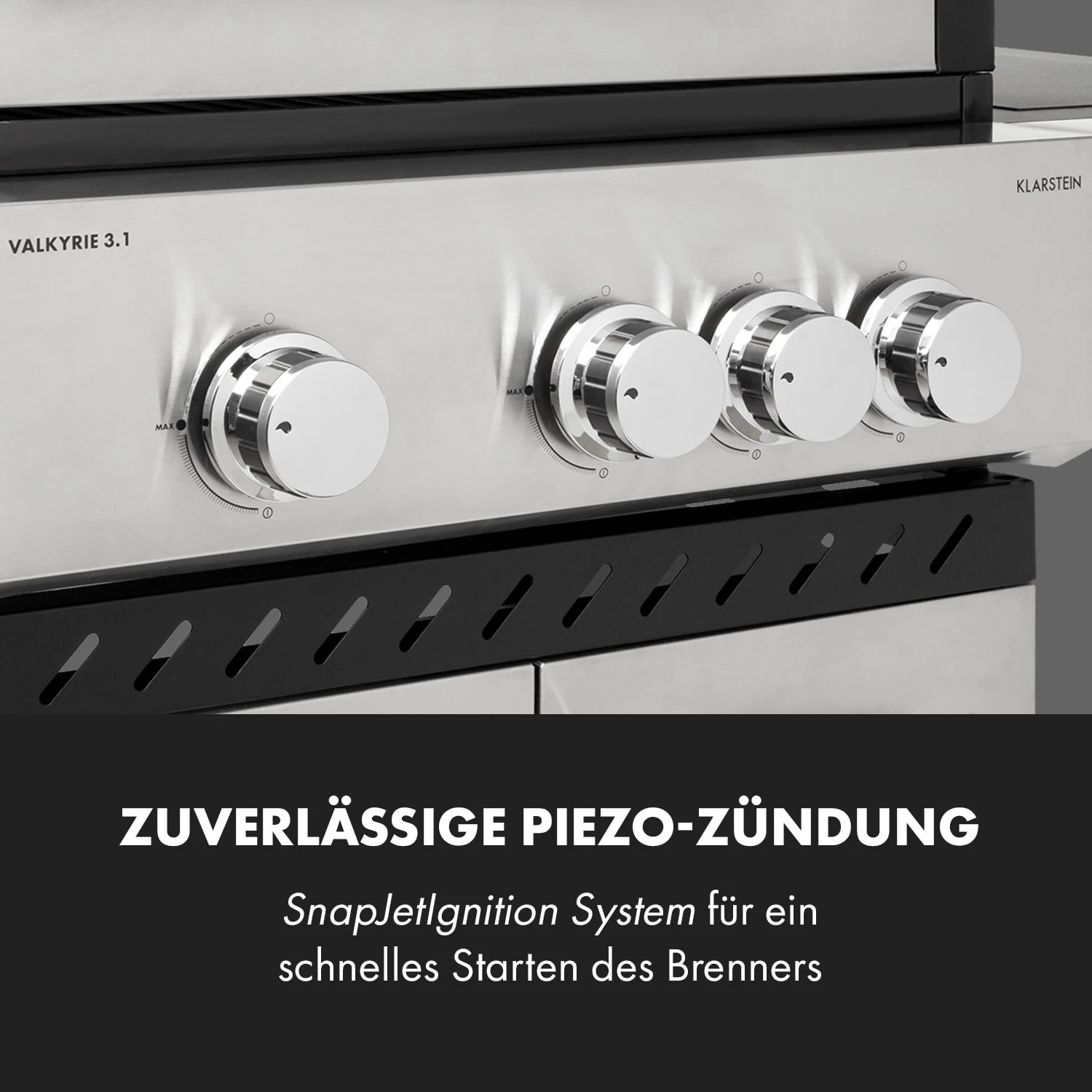 Valkyrie Gasgrill 3x3,2 + 2,9 KW Sichtfenster 54x42 Cm Grill Edelstahl 9 Valkyrie Gasgrill 3x3,2 + 2,9 KW Sichtfenster 54x42 Cm Grill Edelstahl – Bild 9