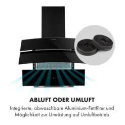 Antonia Dunstabzugshaube Kopffrei 60cm 350m³/h Touch-Bedienfeld Glas -Outdoor Grills Store 10034866 de 0003 logo