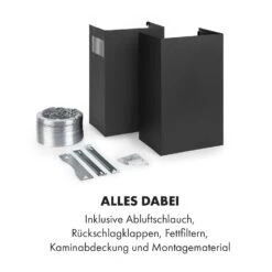 Antonia Dunstabzugshaube Kopffrei 60cm 350m³/h Touch-Bedienfeld Glas -Outdoor Grills Store 10034866 de 0009 logo