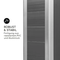 Schatzkammer Gartenschuppen UV-Schutz PVC Schloss Seitenfenster Grau -Outdoor Grills Store 10034925 de 0006 logo