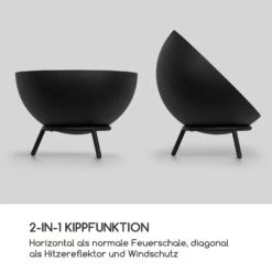 Fireball Feuerschale Ø 66 Cm Kippbar 2 Mm Stahl Horizontal Diagonal -Outdoor Grills Store 10034933 de 0003 logo