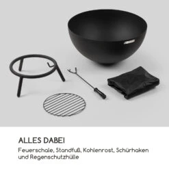 Fireball Feuerschale Ø 66 Cm Kippbar 2 Mm Stahl Horizontal Diagonal -Outdoor Grills Store 10034933 de 0006 logo