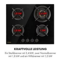 Goldflame 4 Gaskochfeld 4-flammig Messing-Brenner Glaskeramik Schwarz 15 Goldflame 4 Gaskochfeld 4-flammig Messing-Brenner Glaskeramik Schwarz -Outdoor Grills Store 10034972 de 0006 logo