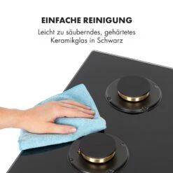 Goldflame 4 Gaskochfeld 4-flammig Messing-Brenner Glaskeramik Schwarz 17 Goldflame 4 Gaskochfeld 4-flammig Messing-Brenner Glaskeramik Schwarz -Outdoor Grills Store 10034972 de 0008 logo