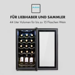 Shiraz 15 Slim Uno Weinkühlschrank 44l Touch-Bedienfeld 5-18°C -Outdoor Grills Store 10035025 de 0003 logo