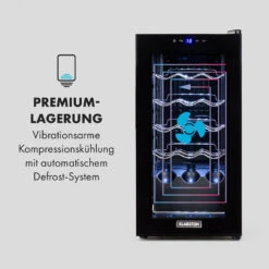 Shiraz 15 Slim Uno Weinkühlschrank 44l Touch-Bedienfeld 5-18°C -Outdoor Grills Store 10035025 de 0005 logo