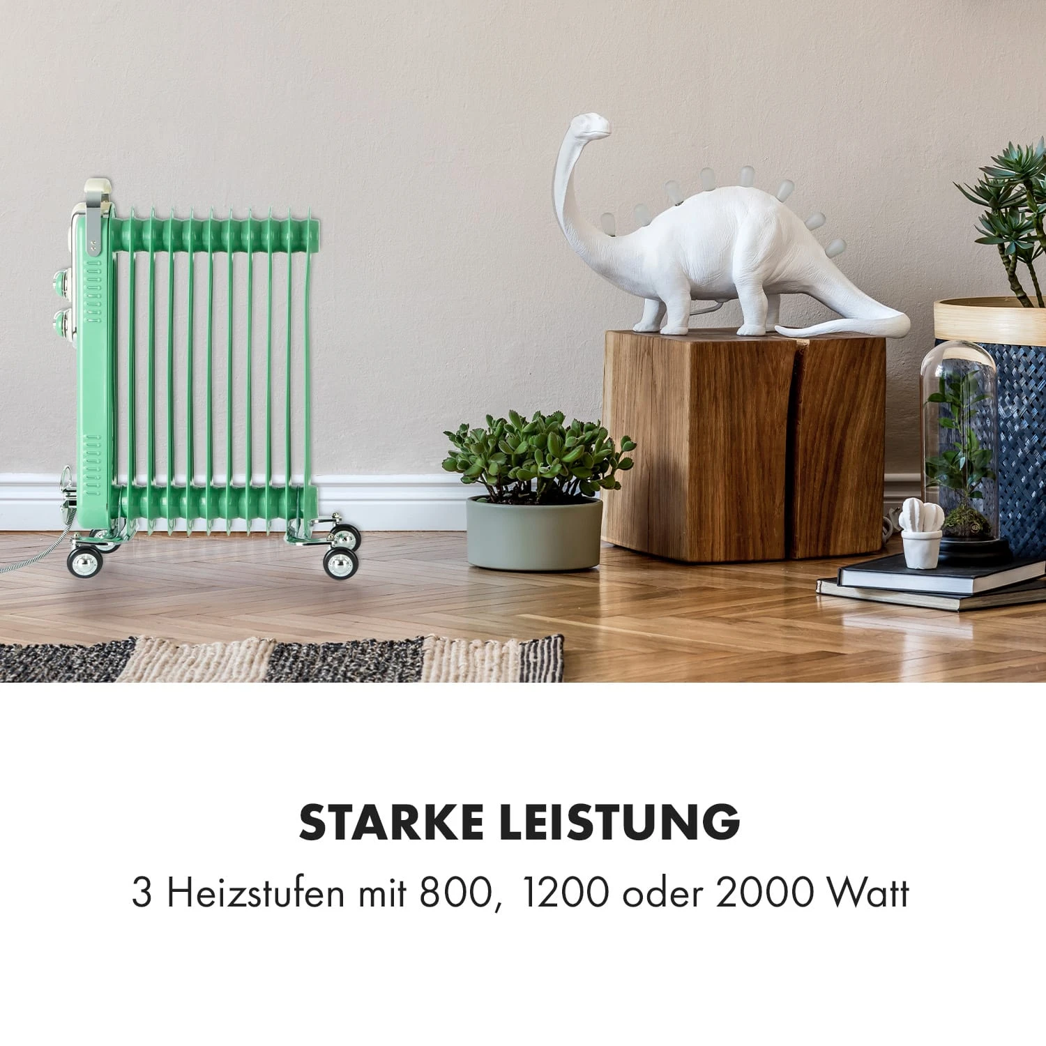 Thermaxx Retroheat Ölradiator 2500W Bodenrollen 2 Thermaxx Retroheat Ölradiator 2500W Bodenrollen – Bild 2