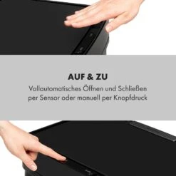 Touchless Black Stainless Steel Müllsammler Sensor 72L 4 Behälter ABS / PP / Edelstahl Schwarz -Outdoor Grills Store 10035097 de 0007 logo