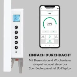 Wonderwall Air Art Smart Infrarotheizung 60x60cm 350W Wandinstallation App-Steuerung Mandelblüten -Outdoor Grills Store 10035112 de 0007 logo