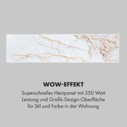 Wonderwall Air Art Smart Infrarotheizung 60x60cm 350W Wandinstallation App-Steuerung Marmor II -Outdoor Grills Store 10035118 de 0005 logo