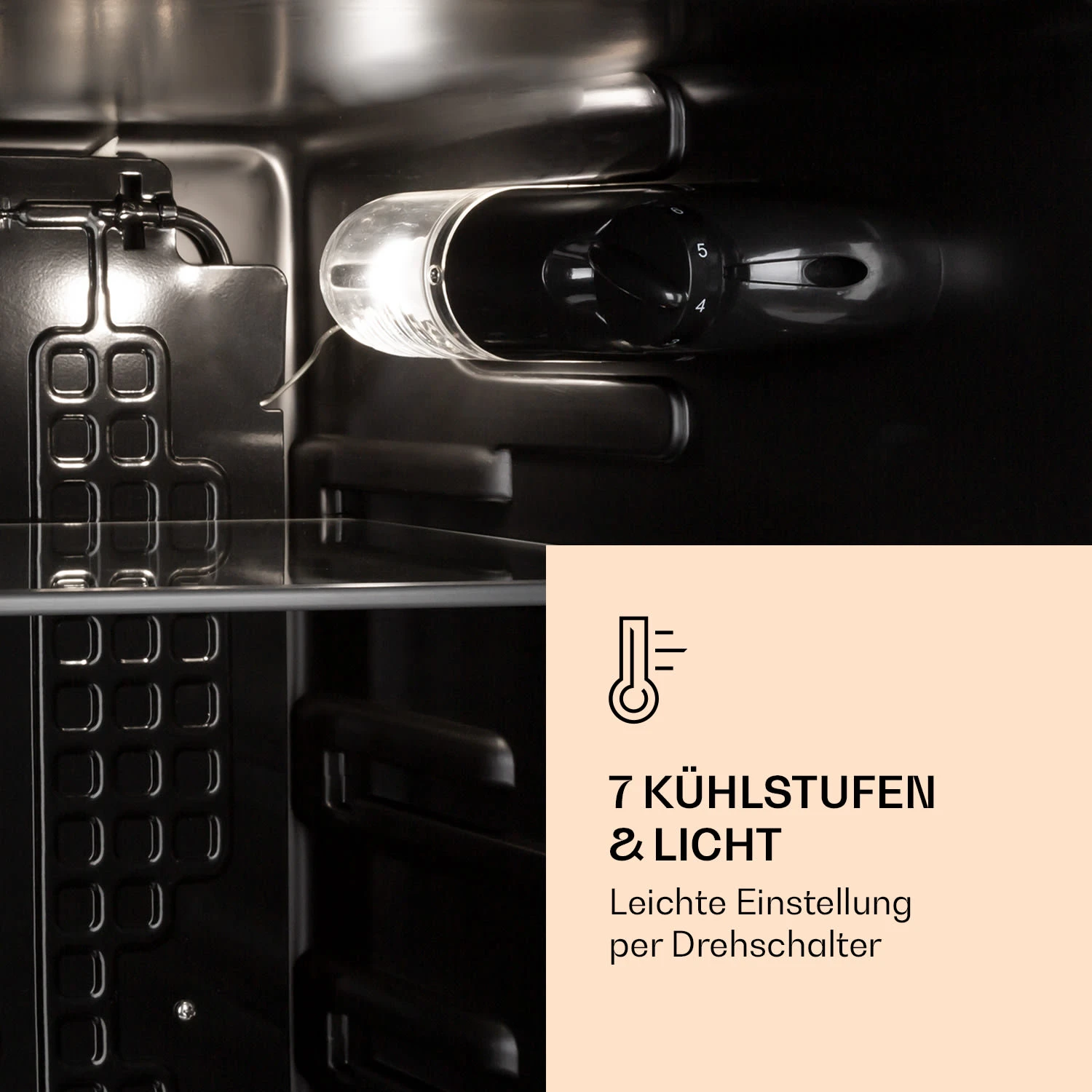 Obsidian Kühlschrank 90 Liter Gemüsefach 5 Obsidian Kühlschrank 90 Liter Gemüsefach – Bild 5