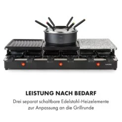Fonduelette XL 3-in-1 Raclettegrill Fondue Naturstein 1650W 12 Pers -Outdoor Grills Store 10035220 de 0006 logo
