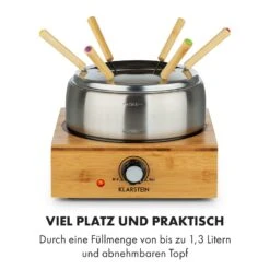 Bambus Fondue Edelstahl-Topf 800W -Outdoor Grills Store 10035221 de 0006 logo